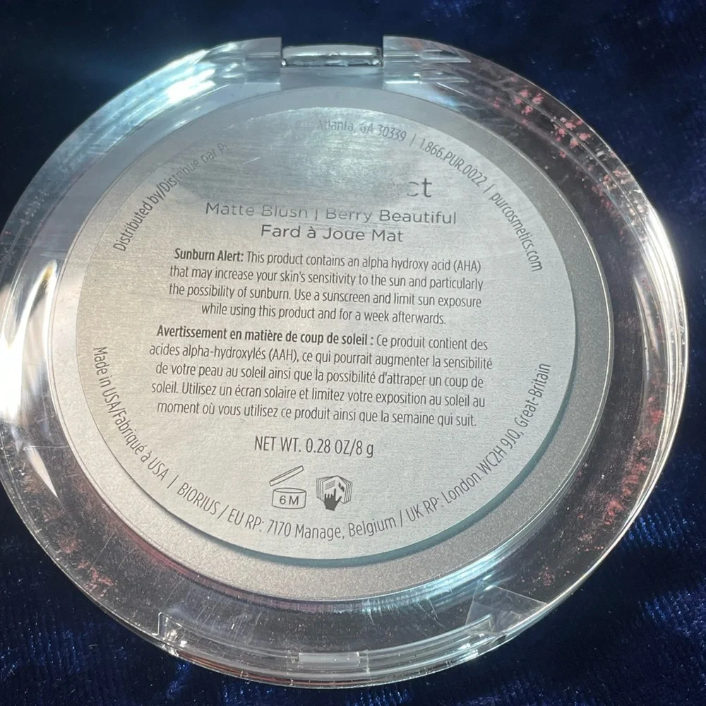 PUR Skin Perfecting Blushing Act Powder shade Berry Beautiful NWOB